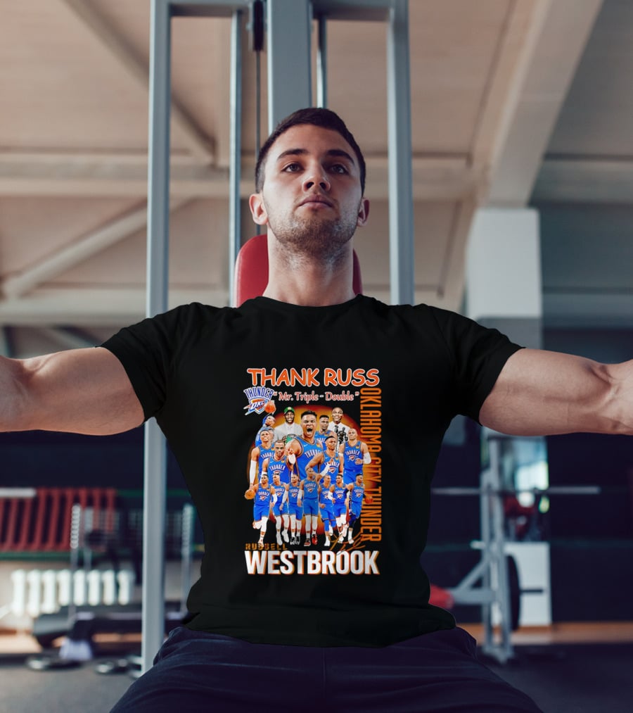 Thank Russ Mr Triple Double Oklahoma City Thunder Russell Westbrook T-Shirt