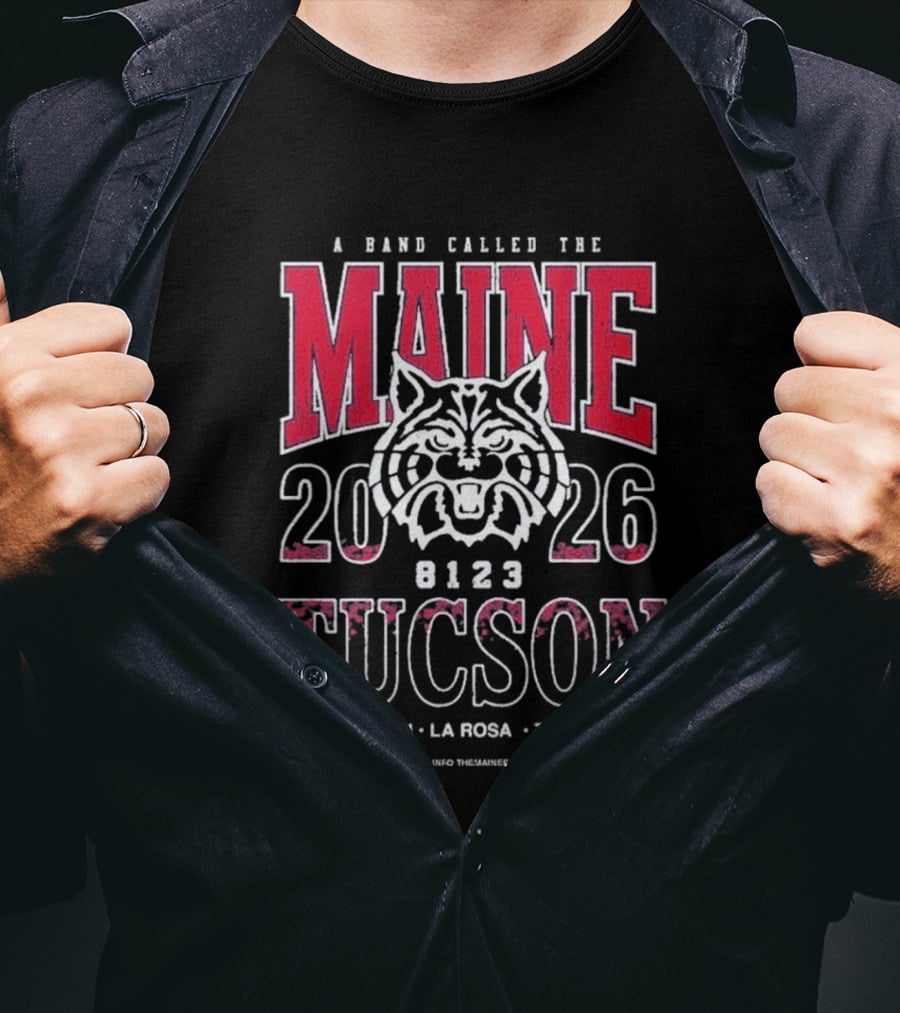 A Band Called The Maine 2026 Tucson AZ August 20th La Rosa Event T-Shirt