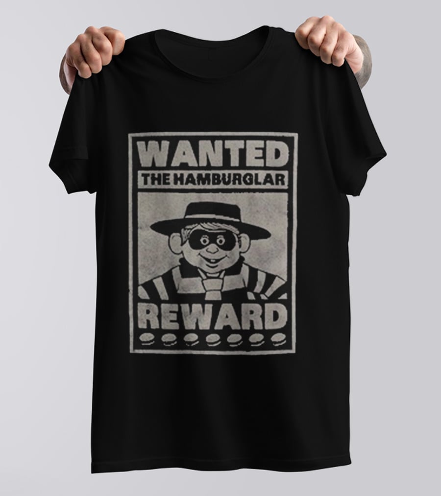 Wanted The Hamburglar Reward Wanted T-Shirt