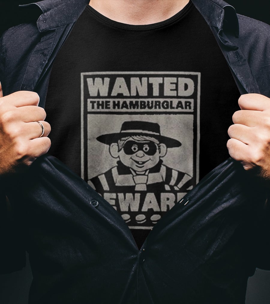 Wanted The Hamburglar Reward Wanted T-Shirt