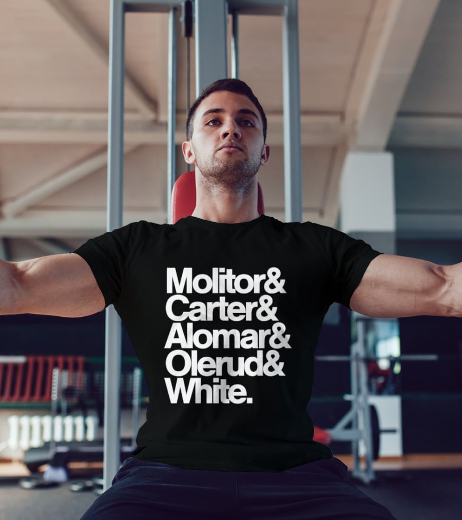 Toronto Blue Jays Molitor Carter Alomar Olerud White Team Legends T-Shirt
