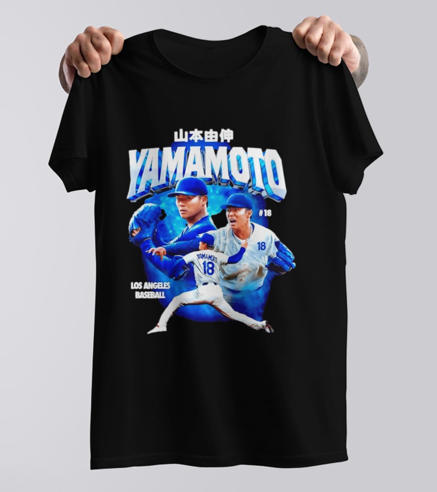 Yamamoto #18 Los Angeles Baseball 2026 T-Shirt