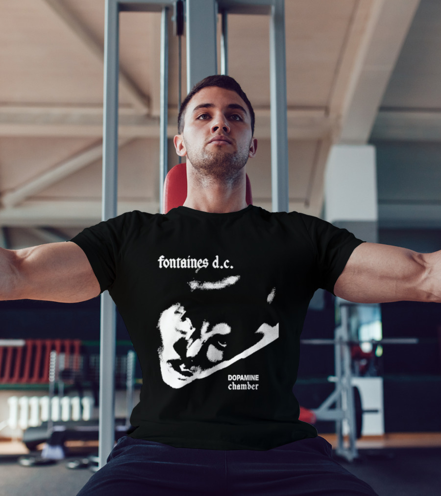 Fontaines D.C. Dopamine Chamber Black And White T-Shirt