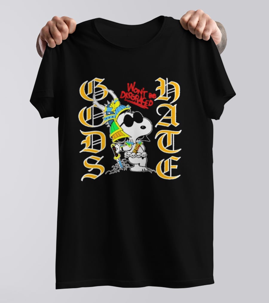 God's Hate We Owe You Nothing Samurai Joe Hardcore T-Shirt