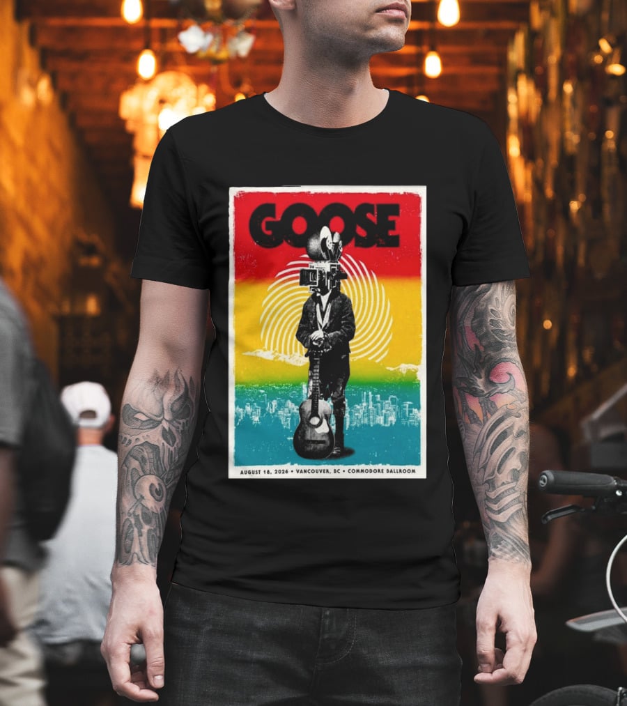 Goose August 18 2026 Vancouver BC Commodore Ballroom T-Shirt