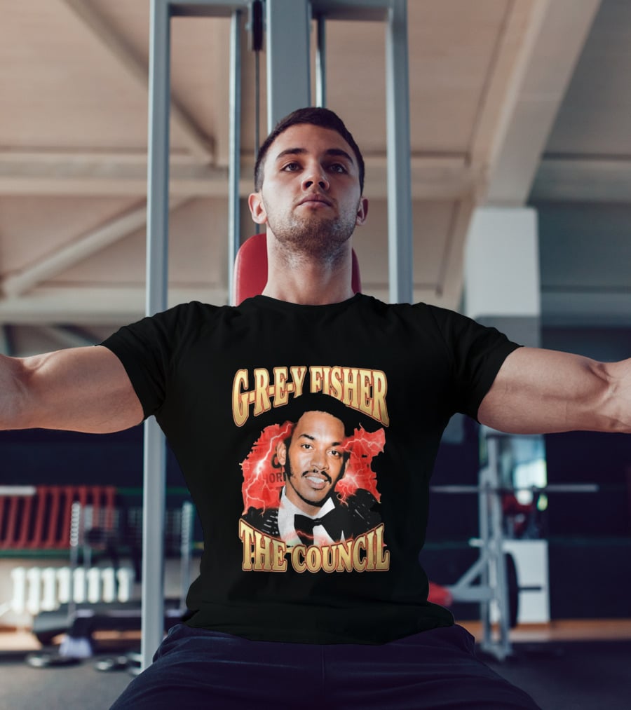 G REY Fisher The Council T-Shirt