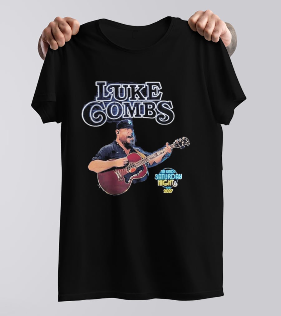 Luke Combs My Kinda Saturday Night Tour 2027 T-Shirt