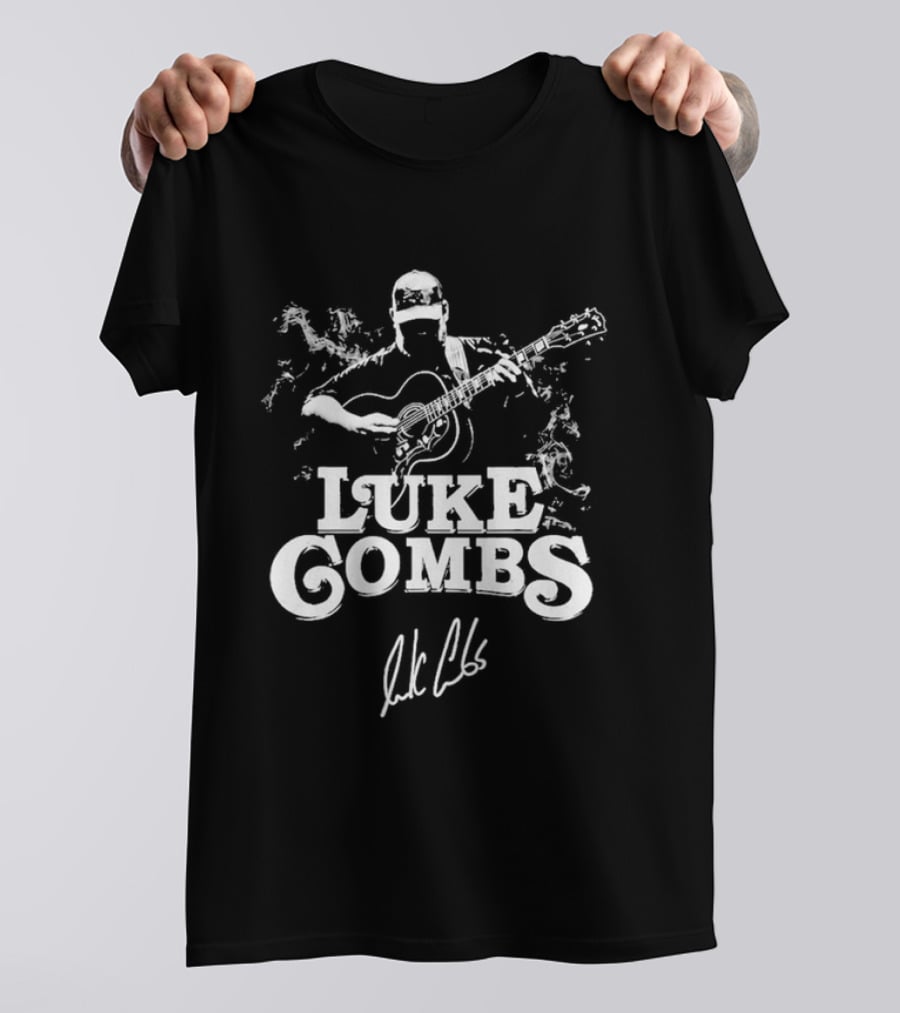 Luke Combs Acoustic Country Music Signature T-Shirt