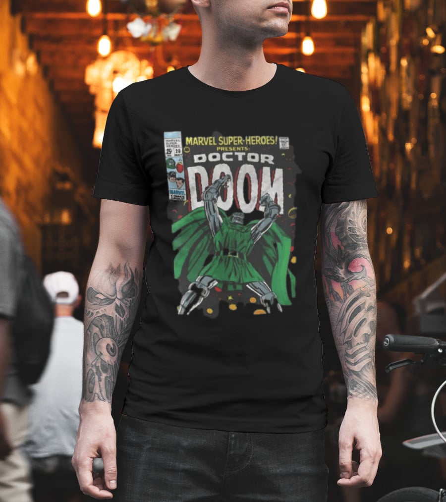 Marvel Super Heroes Presents Doctor Doom Comic Cover T-Shirt