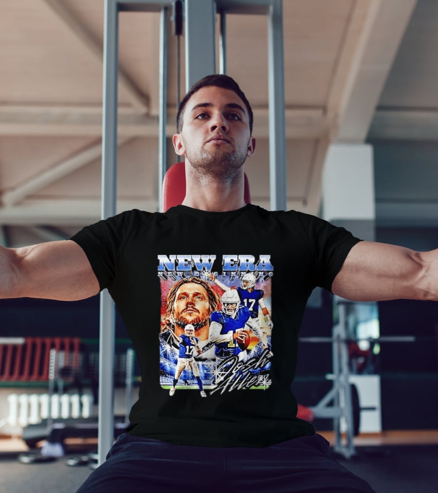 New Era Josh Allen Football Quarterback Action Number 17 Montage T-Shirt