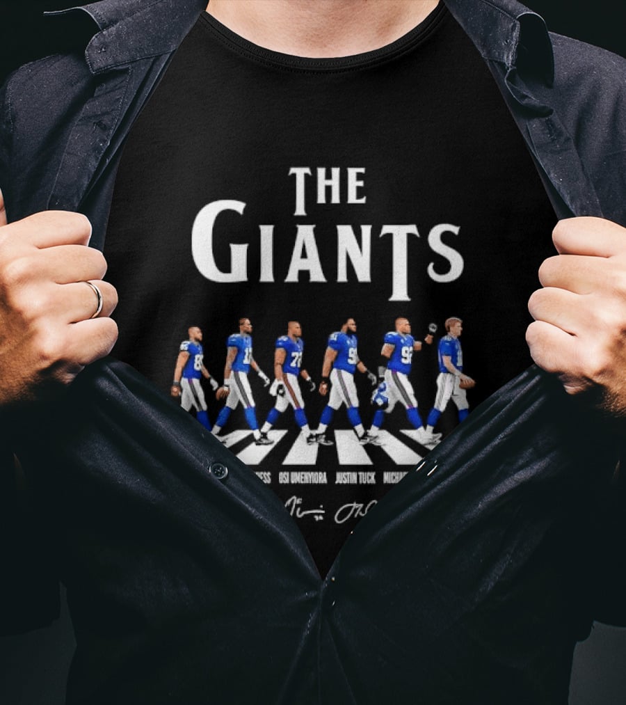 The Giants David Tyree Plaxico Burress Roster Richard Marshall John Smith Michael Bennett Williams T-Shirt