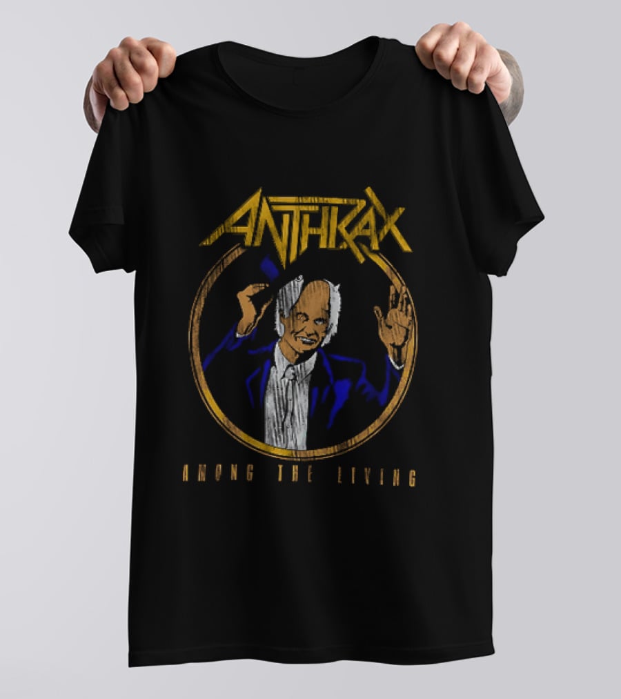 Anthrax Among The Living Randall Flagg Band Music T-Shirt