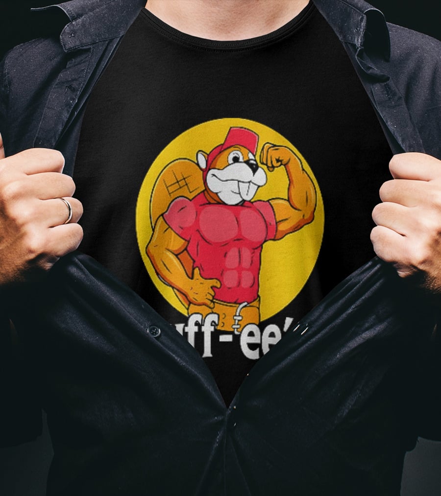 Buff Ee's Muscle Buc Ee's Beaver Fitness T-Shirt