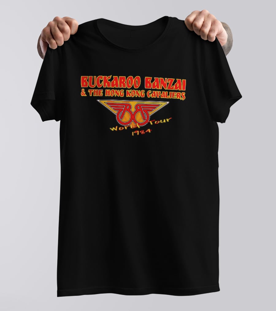 Buckaroo Banzai And The Hong Kong Cavaliers World Tour 1984 Retro BB Wings T-Shirt