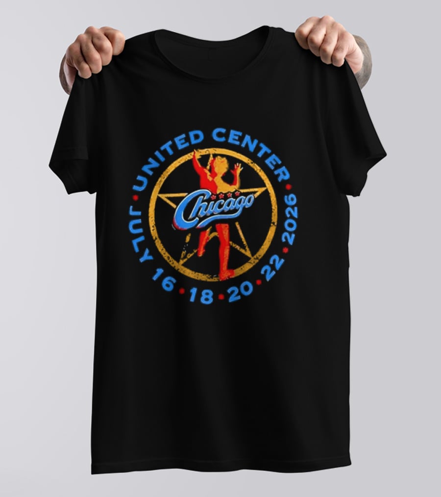 Chicago United Center July 16 18 20 22 2026 Event Dates T-Shirt
