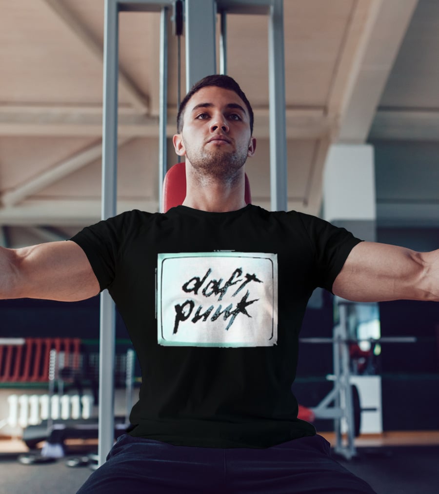 Daft Punk Human After All Vintage Television T-Shirt