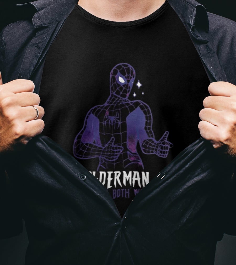 Bi Derman Swings Both Ways Spider Man T-Shirt