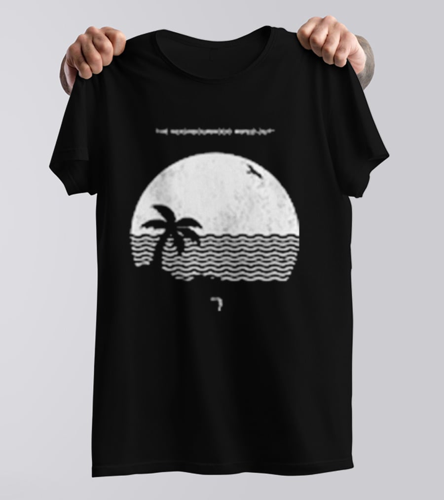 The Neighbourhood Wiped Out Album Palm Tree Beach Scene T-Shirt