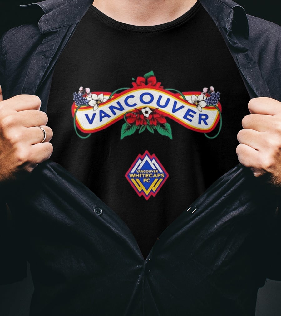 Vancouver Whitecaps FC 2026 Floral Crest T-Shirt