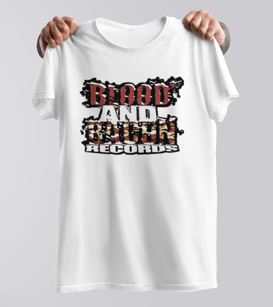 Blood And Bacon Records Rugged T-Shirt