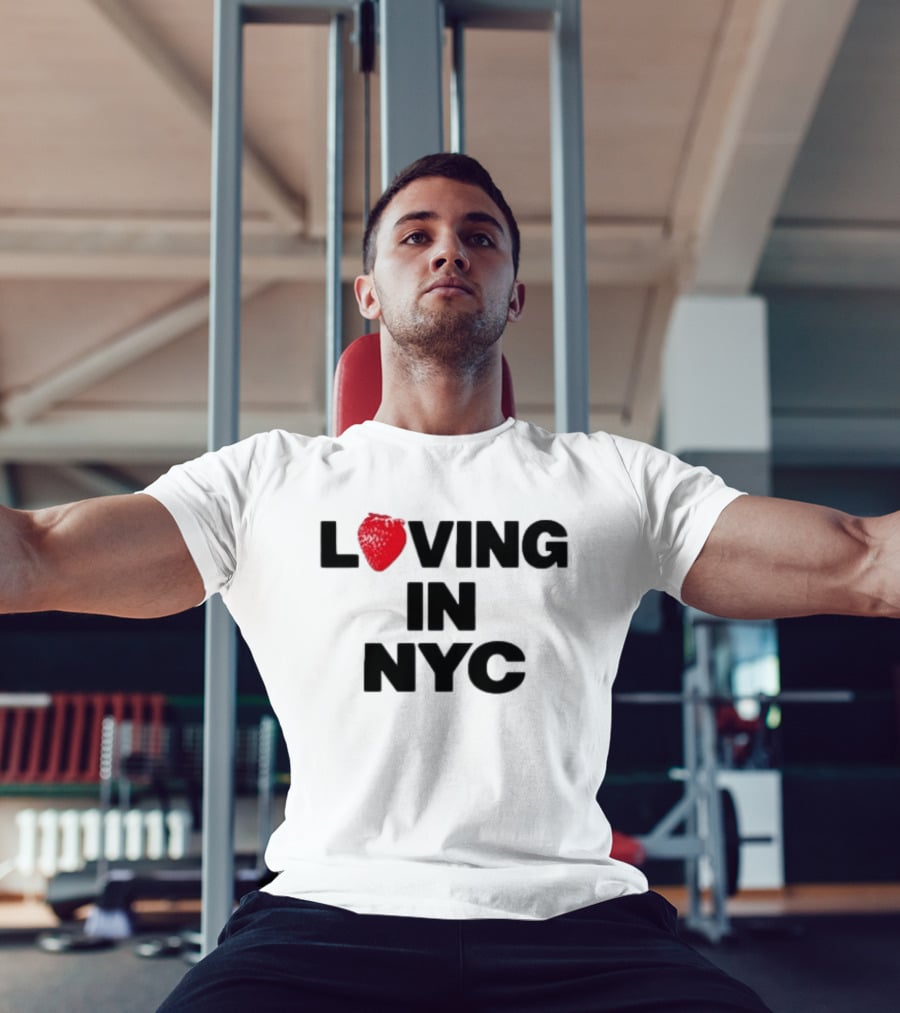 Olivia Dean Loving In NYC Tour 2026 Strawberry Heart Edition T-Shirt