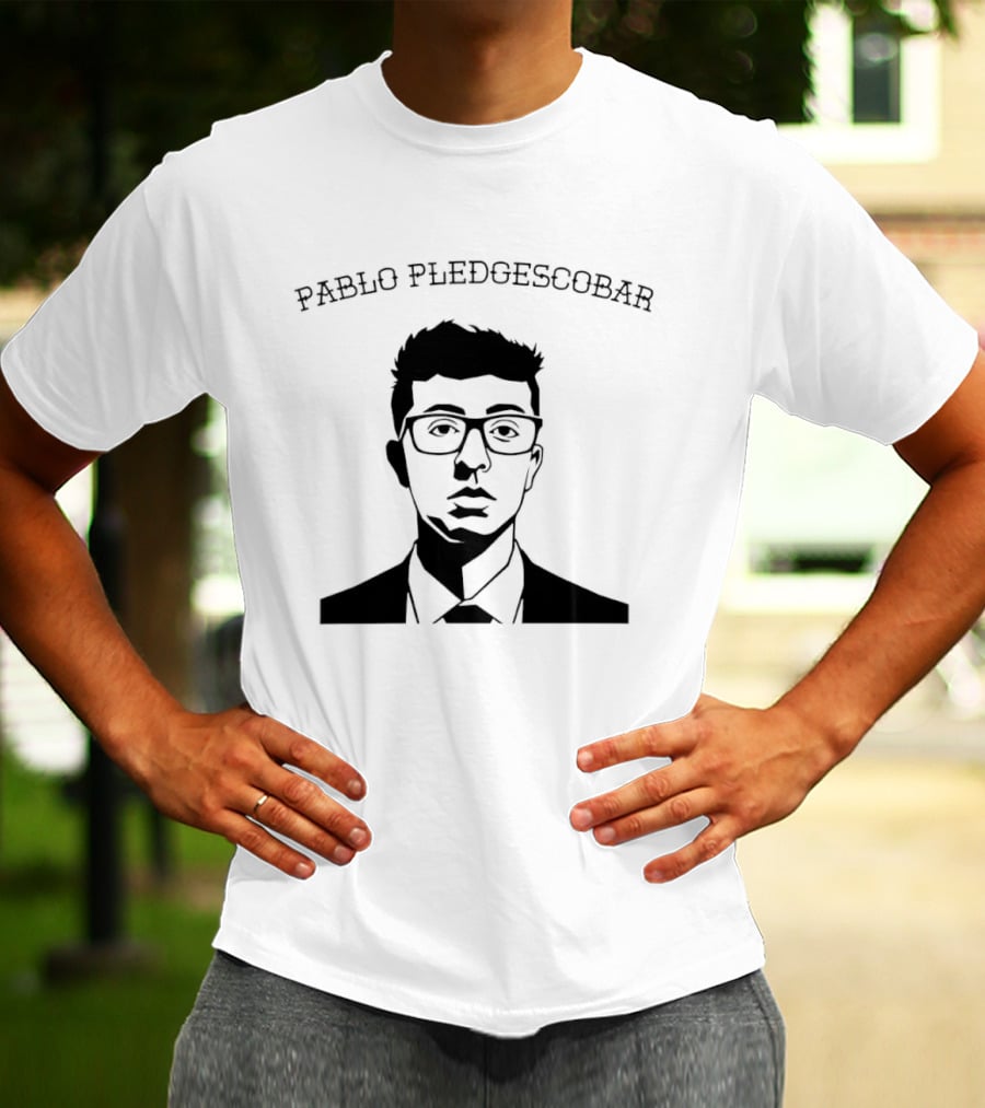 Pablo Pledgescobar Vector Glasses Man T-Shirt