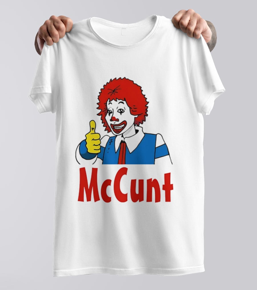 Ronald McDonald McCunt Thumbs Up Red Hair Blue Outfit T-Shirt