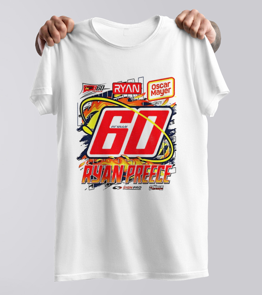 Ryan Preece NASCAR 60 Oscar Mayer Racing Sport McWills T-Shirt