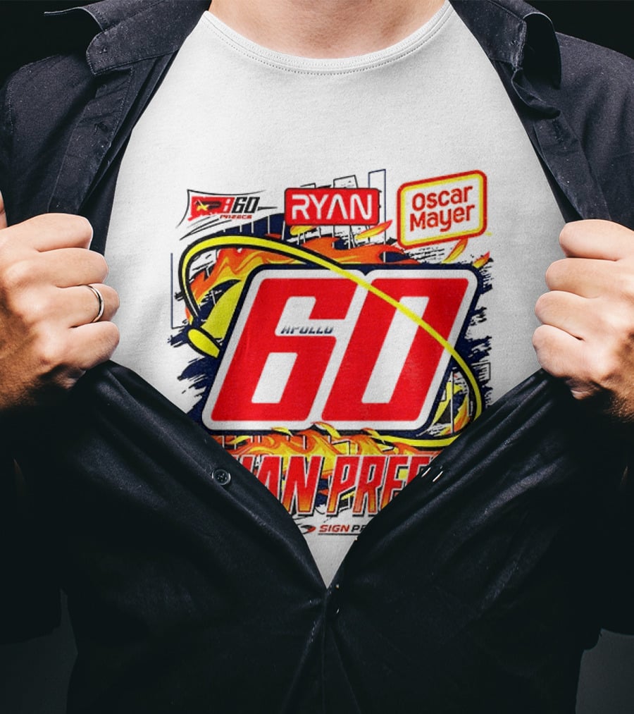 Ryan Preece NASCAR 60 Oscar Mayer Racing Sport McWills T-Shirt