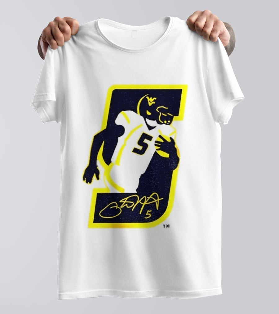 Thank You Pat White 5 West Virginia Mountaineers Retirement 84 T-Shirt