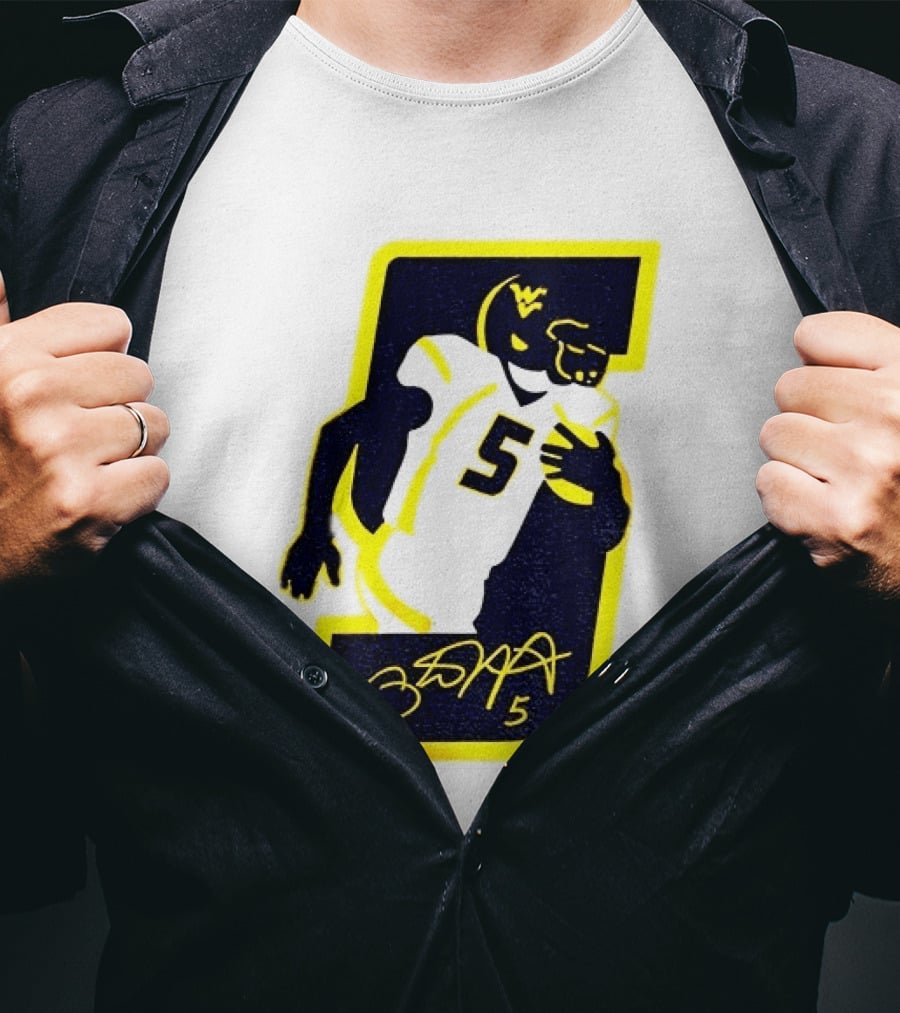 Thank You Pat White 5 West Virginia Mountaineers Retirement 84 T-Shirt