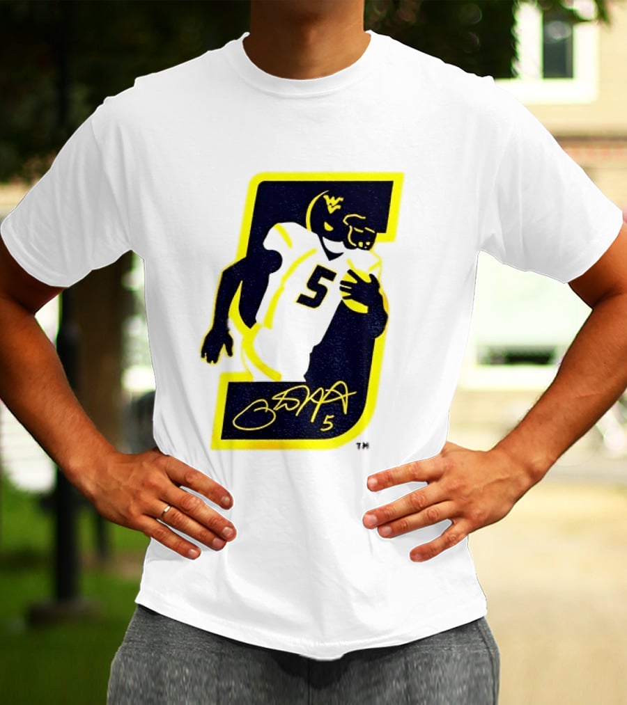 Thank You Pat White 5 West Virginia Mountaineers Retirement 84 T-Shirt