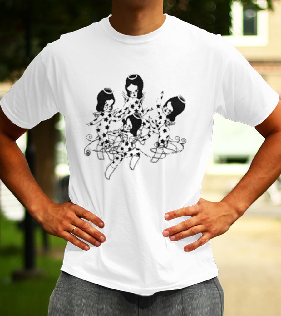 Valfre Fraternidad Three Figures Embrace Sketch T-Shirt