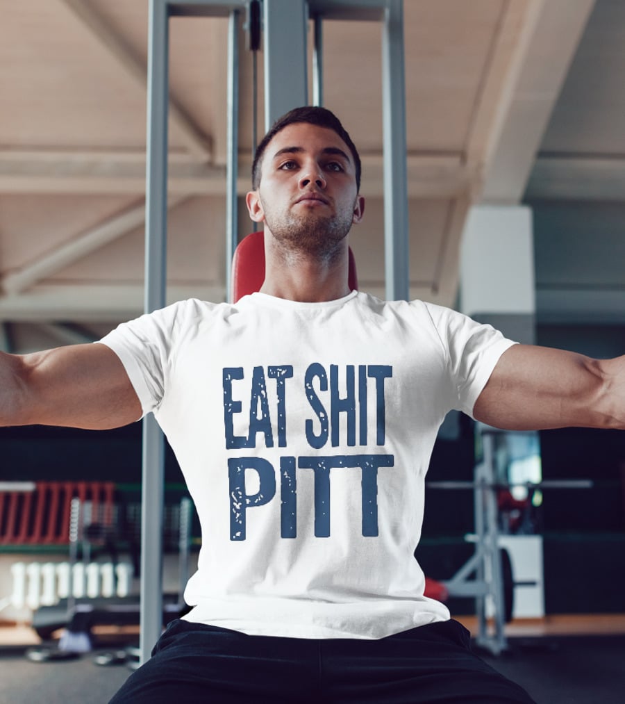WVU Eat Shit Pitt Football Rivalry Fan T-Shirt