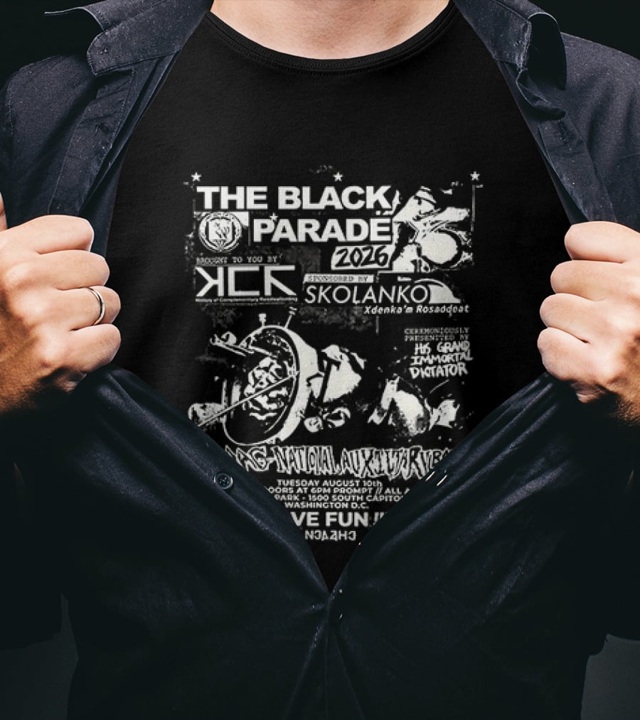 The Black Parade 2026 My Chemical Romance Event Concert Skolanko 34th Annual Music Festival Have Fun T-Shirt