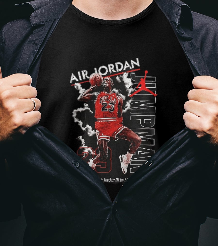 Chicago Bulls Air Jordan 23 Jumpman The Air Jordan III By Nike Inc Basketball T-Shirt