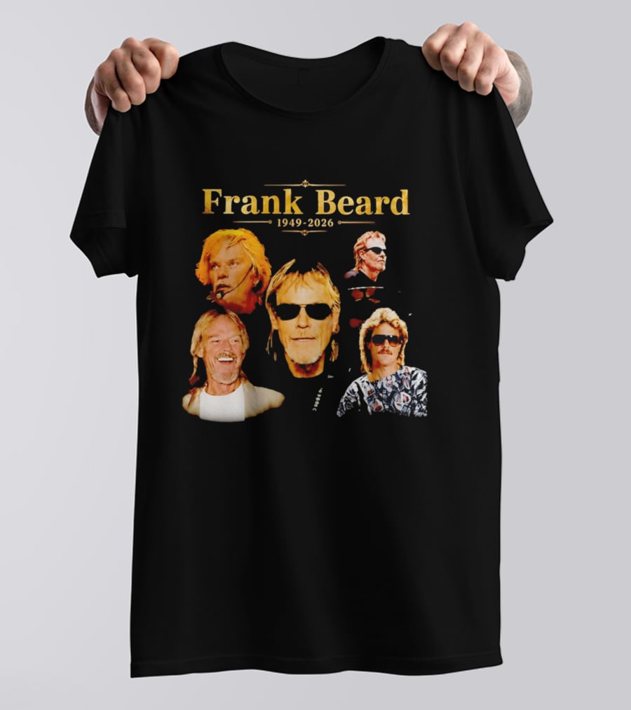 Frank Beard 1949 2026 Memorial Collage T-Shirt