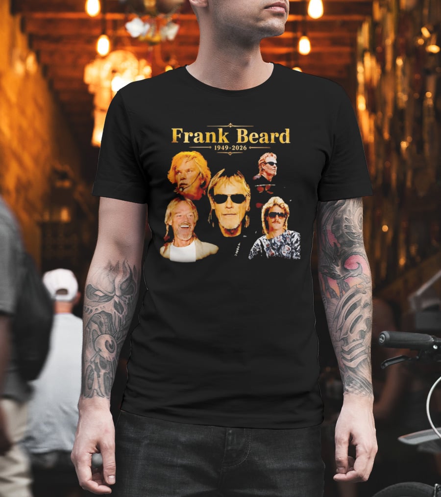 Frank Beard 1949 2026 Memorial Collage T-Shirt