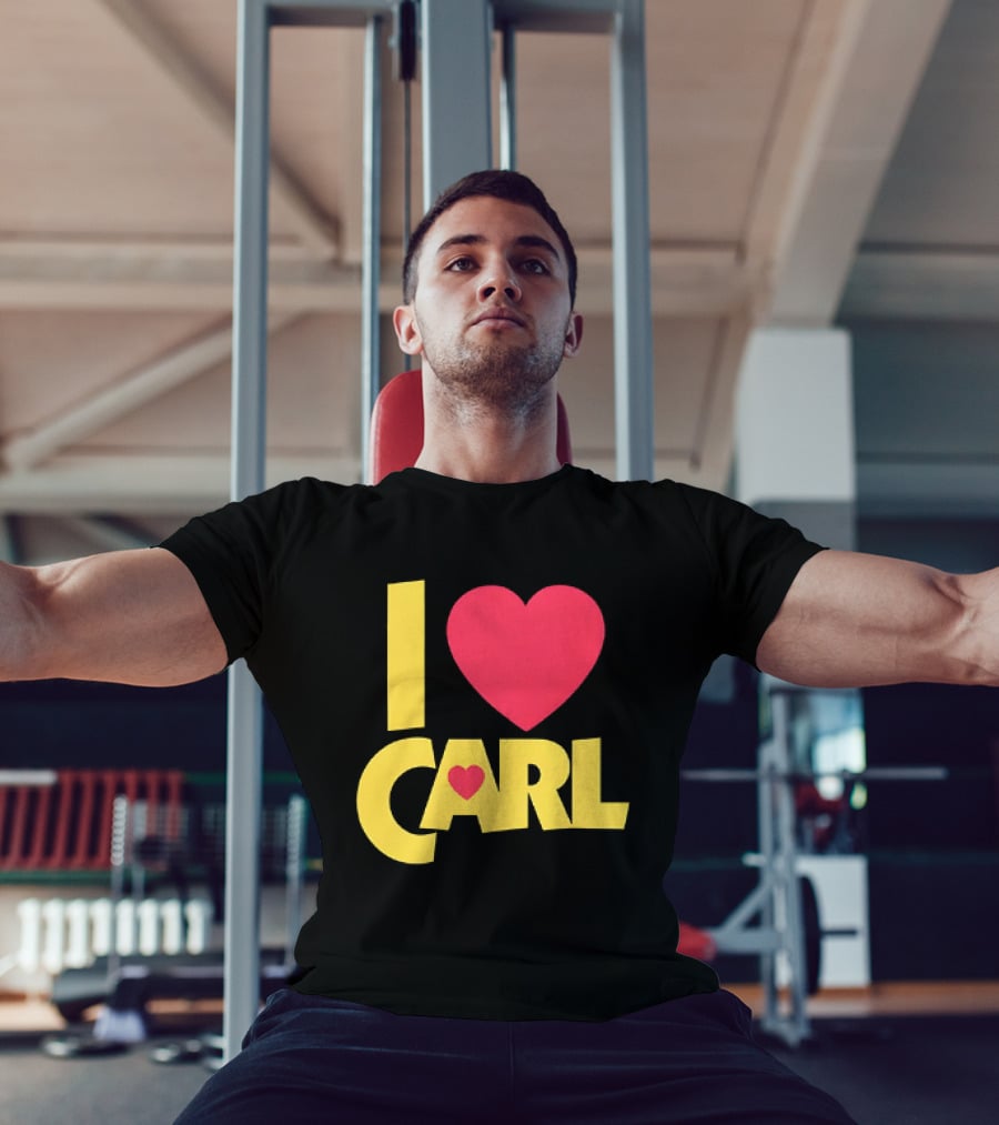 I Love Carl Heart Dungeon Crawler T-Shirt