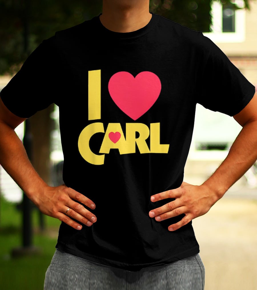 I Love Carl Heart Dungeon Crawler T-Shirt