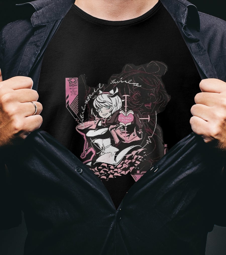 Elphelt Valentine Anime Girl Magical Heart Gesture Eternal Love T-Shirt