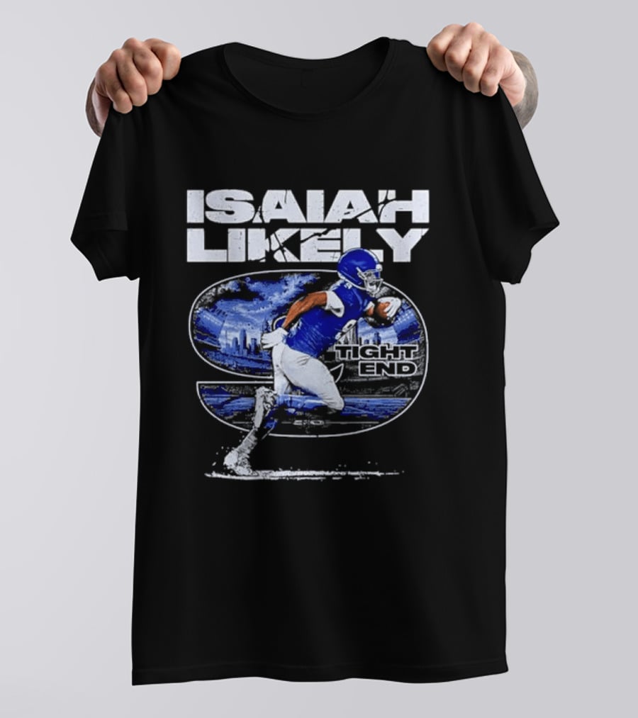 Isaiah Likely Tight End New York Giants Player T-Shirt