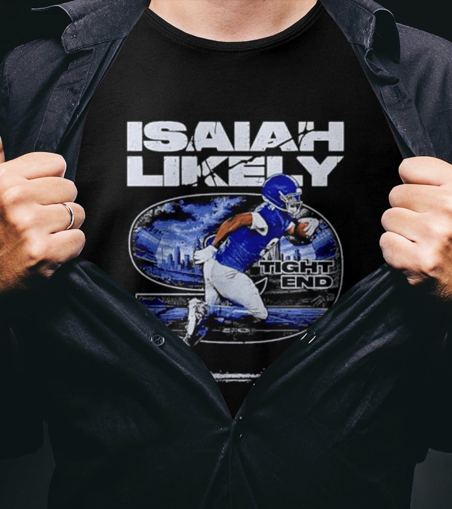 Isaiah Likely Tight End New York Giants Player T-Shirt