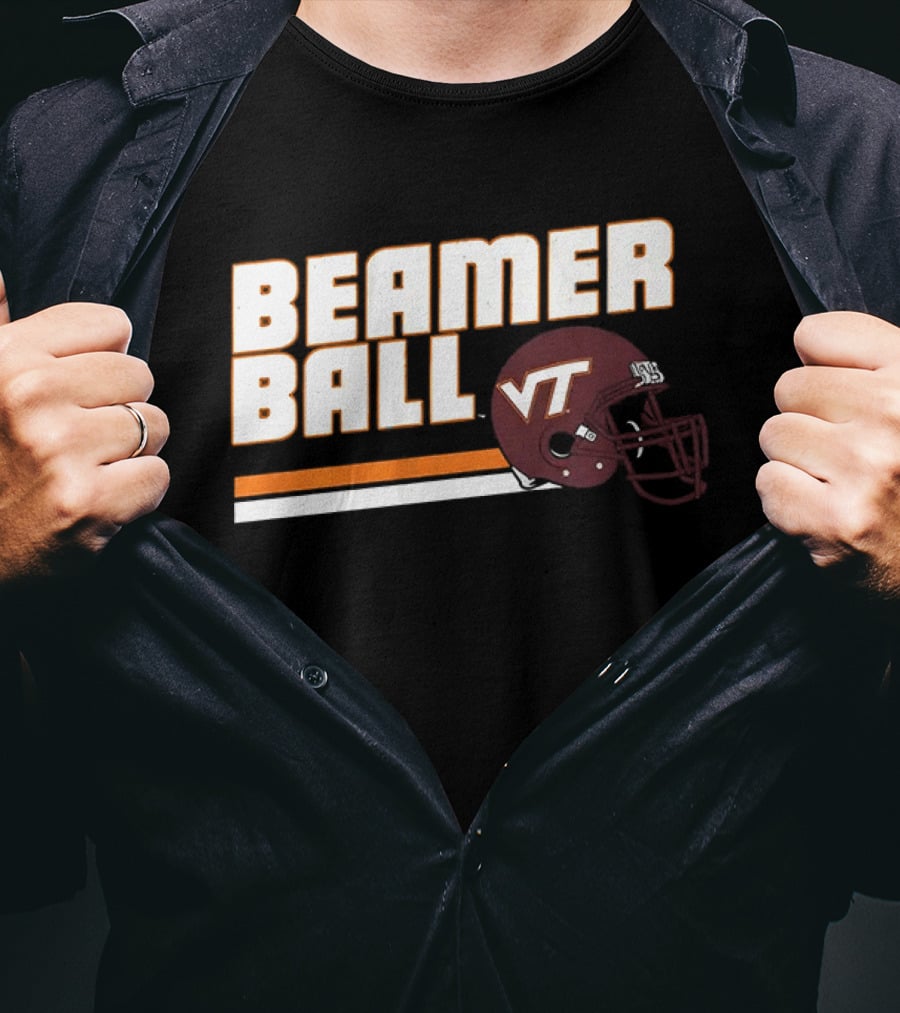 Beamer Ball VT Football Virginia Tech Frank Beamer Coach T-Shirt