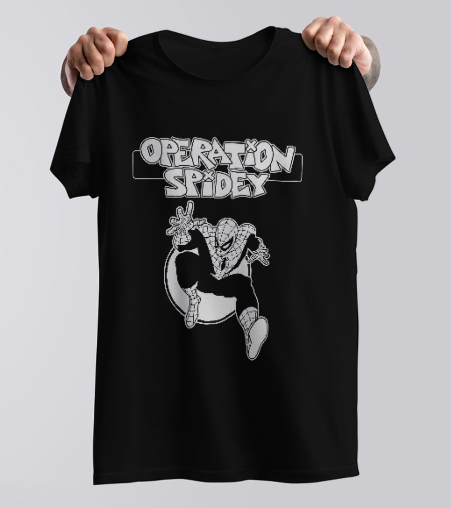 Operation Spidey Marvel Superhero Action Comic T-Shirt