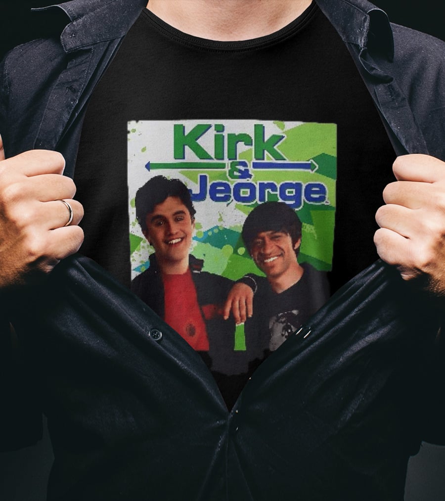 Kirk & Jeorge Drake & Josh TV Show Inspired Green T-Shirt