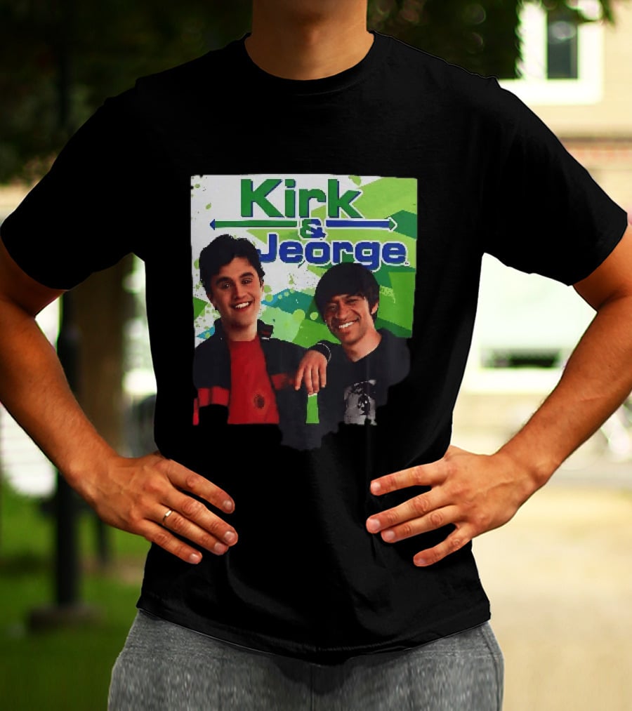 Kirk & Jeorge Drake & Josh TV Show Inspired Green T-Shirt