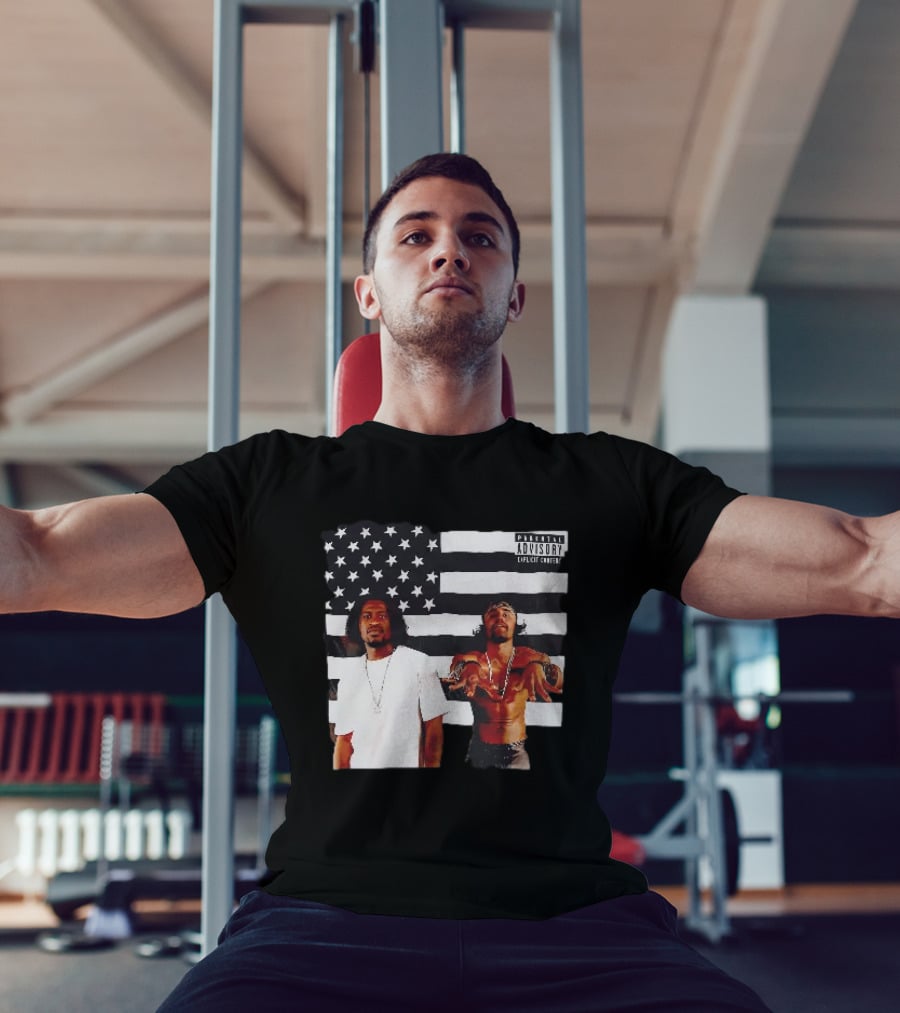 OutKirk Kirk X Floyd American Flag Explicit Content T-Shirt