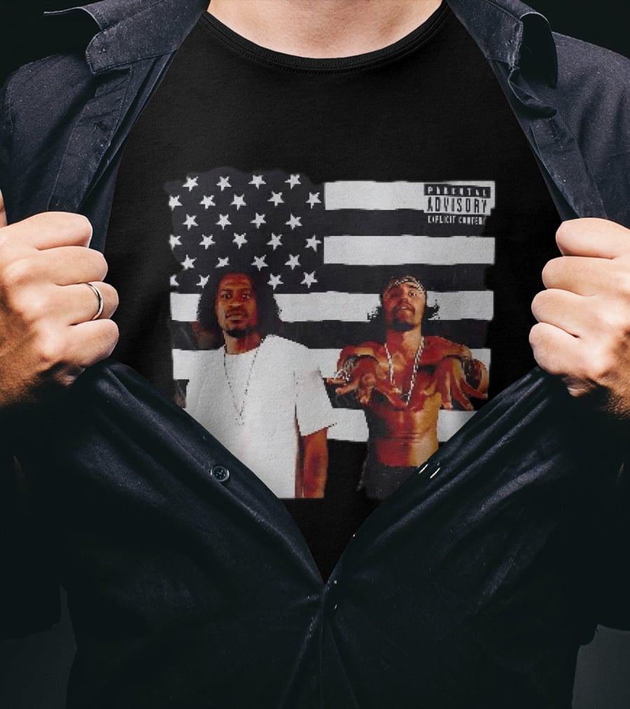 OutKirk Kirk X Floyd American Flag Explicit Content T-Shirt