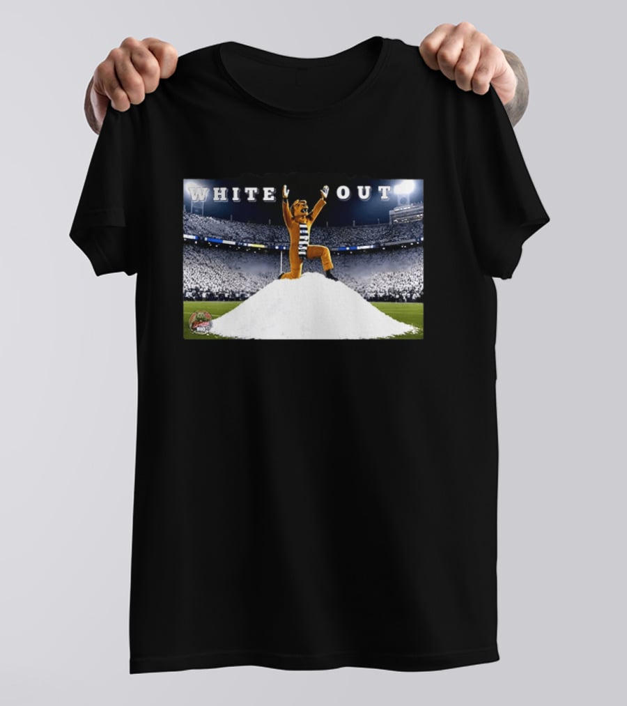 Pablo Pledgescobar Penn State Nittany Lines White Out Stadium Mascot Celebration T-Shirt